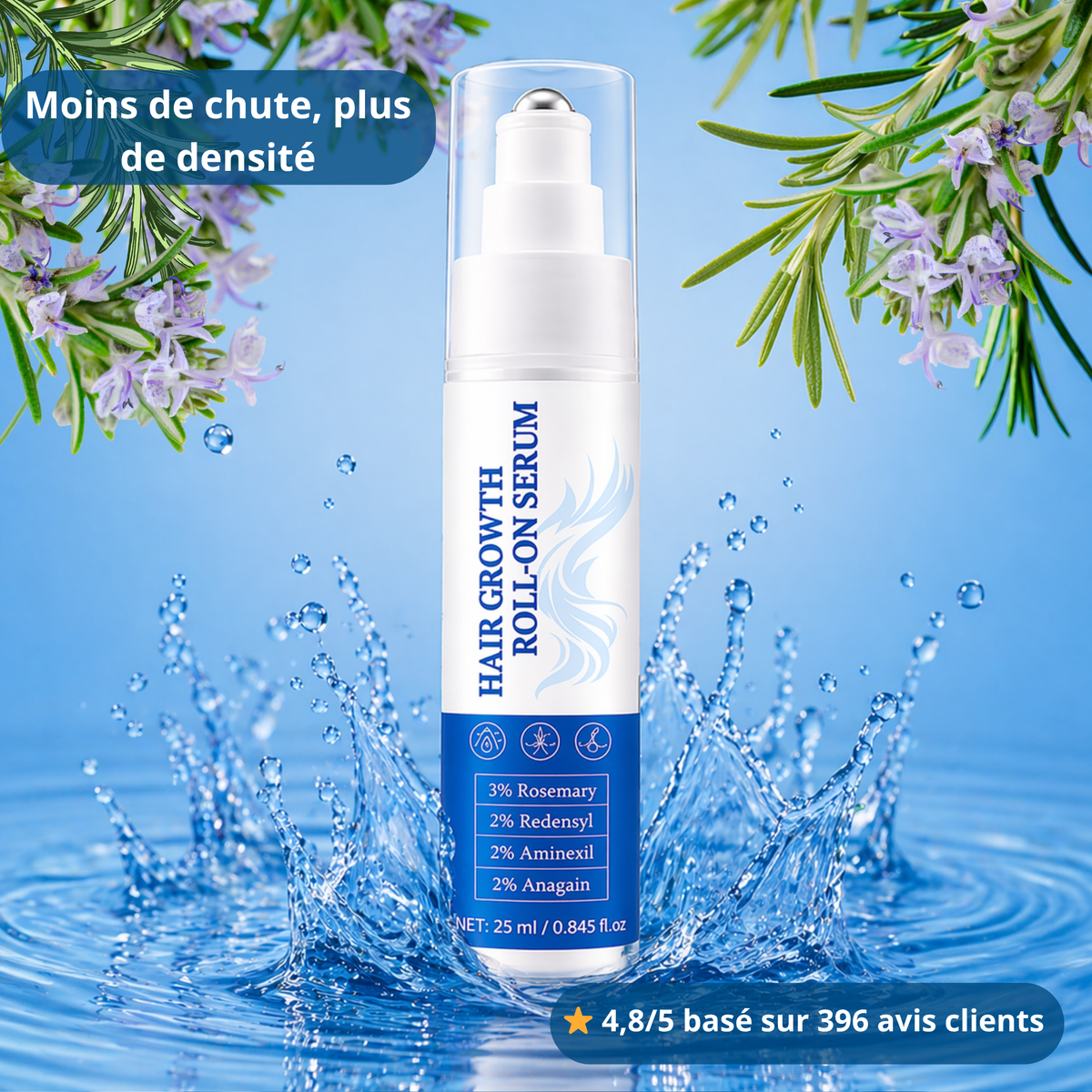 Sérum Densifiant Cheveux – Anti-Chute & Croissance